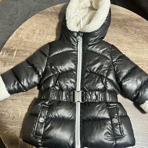 Michael Kors Black and Cream Lined Jacket